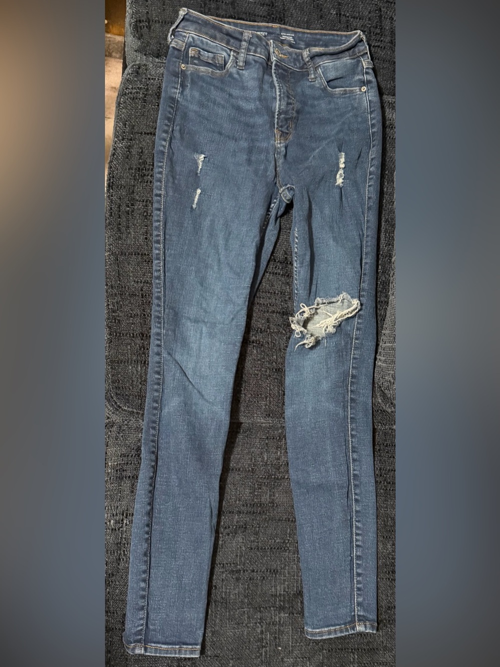Old Navy Dark Blue Rockstar Super Skinny Jeans